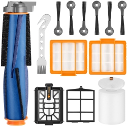 MYACUC Robot Vacuum Cleaner Replacement Kit, Compatible With Av2501Ae/av2502Ae Models, Includes Main Brush, Filter, Foam, Side Brush, And More