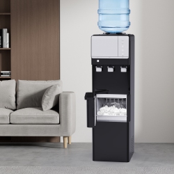 PARROT UNCLE 3-In-1 Top Loading Water Dispenser Cooler With Ice Maker for 5 Gallon Bottle 27 Lbs Daily Capacity And 3 Temperature Night Light