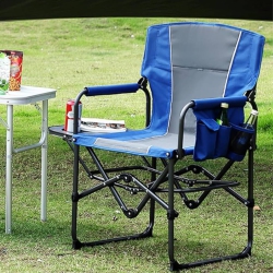 ACEKOOL Portable Folding Patio Directors Camping Chair for Outdoor Camping, Sports, Picnic In Blue
