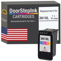 DOORSTEPINK Brand for Canon Cl-261Xl 261 Xl Color Remanufactured In The Usa Ink Cartridge