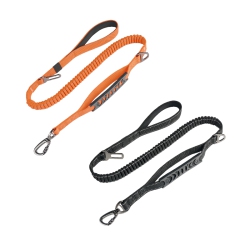 GREEN SCENIC Pet Leash - Elastic Shock Absorption, Reflective Padded Handle, Comes \w Car Seat Belt Clip, Adjustable Dog Leash, Suitable For
