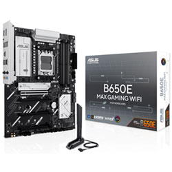 ASUS B650E MAX Gaming Wi-Fi AMD AM5 DDR5 Motherboard for AMD Ryzen 9000/8000/7000 Series CPUs