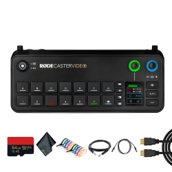 RODE Caster Video All-In-One Production Console + 64GB Memory Card + More (Bundle)