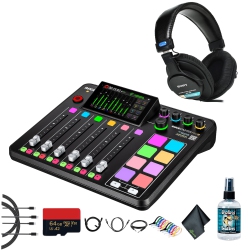 RODE Caster Pro Ii + Headphones + 64GB Micro Sd Memory Card + More (Bundle)