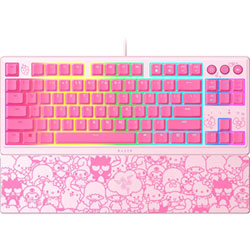 Razer Hello Kitty Backlite Mecha-Membrane Switches TKL Gaming Keyboard
