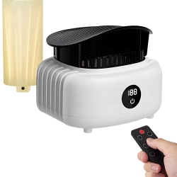 MYACUC 3-In-1 Foldable Air Dryer Household Small Portable Clothes Dryer Shoe Dryer Warmer With Timer Digital Display