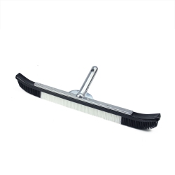 NORTHLIGHT 24" Black And Curved Swimming Pool Wall Brush In White