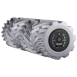 VEVOR 16" Vibrating Foam Roller, 5-Speed Electric Massage Roller, Rechargeable Muscle Roller \w 3 Vibration Modes, High Density Eva Foam Massager