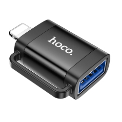 HOCO Ua31A Iphone Otg Lightning to USB 3.0 Female Otg Portable Adapter for Lightning Male to USB-A Female, Supports Otg Function for Apple Devices -
