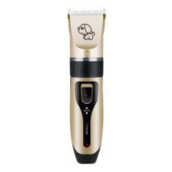 CHSSHA00 Pet Hair Clipper, USB Rechargeable Electric Professional Grooming Machine Tool Low Noise Dog Cat Rabbit Hair Trimmer for Dogs, Cats And