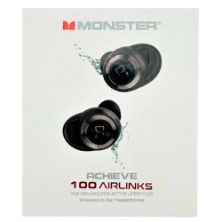 MONSTER Airlinks Wireless Earbuds Achieve #100 Refurbished (Excellent)