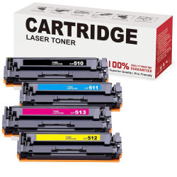 GENERIC Compatible HP 204A Toner Cartridges Cf510A, Cf511A, Cf512A, Cf513A Value Pack