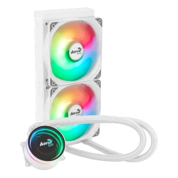 AEROCOOL Oasis L240 Argb Aio Liquid Cpu Cooler, Tdp 280W, 240MM Radiator, Argb Lighting, 2X120MM Argb Fans, Intel Lga 1700, 1200, 115X, 1851, 1366