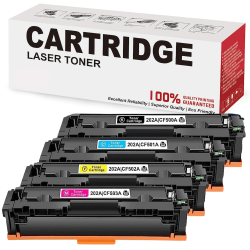 GENERIC Compatible HP 202A Cf500A Cf501A Cf502A Cf503A Toner Cartridges Value Pack