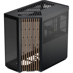 APNX V1 Dual-Chamber Atx Mid-Tower Airflow PC Case, Panoramic Glass Panels, 10 Fan Slots, 360MM Radiator Support, Angular Intake 16Cmx2 Fan Bracket