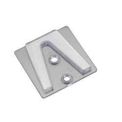 LIGHTINGBYHHD Parapet Light Clips – 100 Pack – for C9/c7 Bulbs – Use With Shingle Tabs – Flat Roof Mounting, Clear