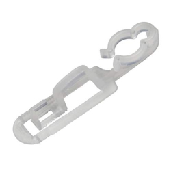 LIGHTINGBYHHD Omni All-In-One Christmas Light Clips – 100 Pack for C9, C7, Mini, And Icicle Lights – Gutter & Shingle Mounting In White