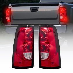 VEVOR 2PCs Tail Light Assembly Compatible \w 2003-2006 Chevy Silverado 1500 1500 HD 2500 2500 HD 3500, 2007-2007 Chevy Classic, Driver & Passenger