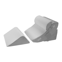 VEVOR Wedge Pillow for Sleeping, 4 PCs Adjustable Orthopedic Bed Wedge Set, Support Leg Neck Shoulder, Post Surgery Pillow for Back Pain, Acid