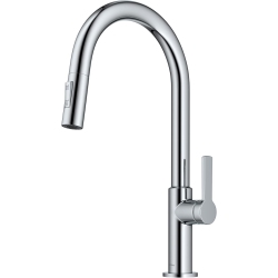KRAUS Oletto Single Handle Pull Down Kitchen Faucet In Chrome, Kpf-2820Ch