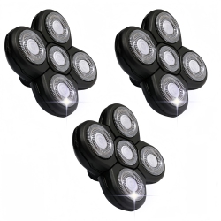 MYACUC 3-Pack 5-Blade Replacement Razor Heads for Men's Freedom Razors