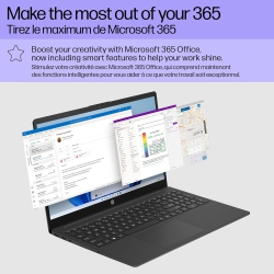 HP Brand New, 15.6" Full HD, 16GB Ram, Intel Uhd Graphics, 256GB = 128GB Ufs + 128GB USB, Windows 11 + Office365 + New Copilot Ai & Social Media
