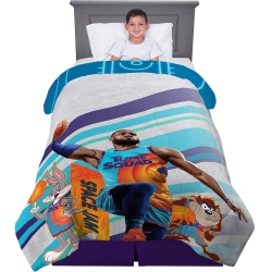 CC TRADING BRIDGE Kids Twin/full Size Comforter, 72 X 86 Inch Soft Microfiber Reversible Comforter for Twin, Full Size Bed