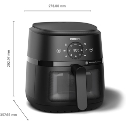PHILIPS STORE Philips 2000 Series Airfryer - 4.4 Qt (4.2 L) Pan, 13 Cooking Functions, Rapidair Technology, Healthy Cooking \w 90% Less Fat