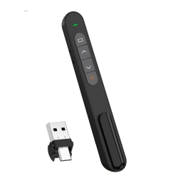 MYACUC USB C Presentation Clicker Wireless Presenter Remote for Powerpoint Presentations, Ppt Slide Advancer for Mac Laptop PC Computer(Battery Not