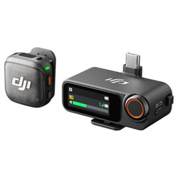 DJI Mic 3 Wireless Microphone (1 TX + 1 RX) - Black