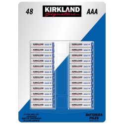 KIRKLAND SIGNATURE Aaa Alkaline Batteries, Long-Lasting Power, 48 Count-