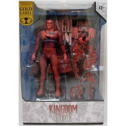 DC Multiverse Kingdom Come 7 Inch Action Figure Exclusive - Aura Superman Gold Label In Red