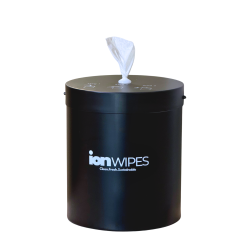 ION WIPES Stainless Steel Wall Mounted Wipes Dispenser, Upward Pull, Perfect for Fitness Centers, Pilates, Offices, Schools & Commercial Spaces