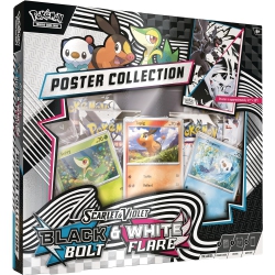 POKMON Pokemon Tcg Scarlet & Violet | Black Bolt & Flare 10.5 Unova Poster Collection In White