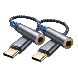 GENERIC USB Type C to 3.5MM Female Headphone Jack Adapter, Aux to USB C Audio Dongle Cable Cord Compatible \w Iphone 16/ Iphone 15 Pro Max Plus, Ipad