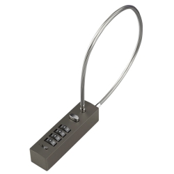 MYACUC Outdoor Fence Gate Lock, Portable 4-Digit Combination Lock, Mini Bicycle Lock, Chain Lock