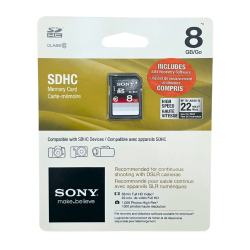 SONY Sd Memory Card 8GB Sf-8Nx/tq1
