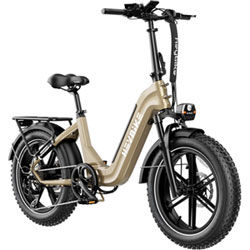 Heybike Ranger S Foldable Fat-Tire Electric Cruiser Bike (750W Motor / 88.5 km Range / 45 km/h Top Speed) - Blue