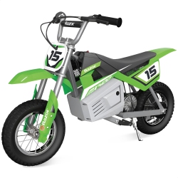 RAZOR Mx400 Dirt Rocket 24V Electric Toy Motocross Motorcycle Dirt Bike In Green