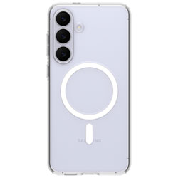 Spigen Crystal Flex MagFit Fitted Hard Shell Case for Galaxy S25 FE - Clear White