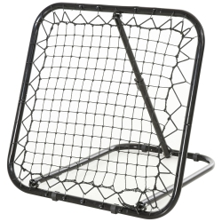 SOOZIER Soccer Rebounder Net, 3' X 3', Angle Adjustable Baseball Rebounder Net Training Equipment Aid \w Quick Folding Design for Teens & Adults