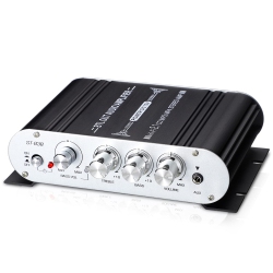 CHSSHA00 2.1 Channel Subwoofer Amplifier, 20Wx2+40W Class D, 80W Mini Bass Amplifier, Standalone, 3 Channel