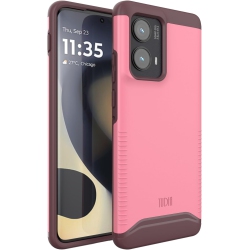 TUDIA Merge for Motorola Edge 2024 Case 5G Military Grade Cover - Smokey In Pink