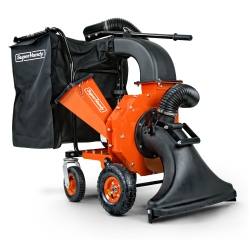 SUPERHANDY Leaf Vacuum & Wood Chipper - 7 HP 209Cc Gas Engine, 10:1 Mulch Ratio, 6 Bushel Bag Capacity, Castor Wheels, Dual Function: Walk-Behind