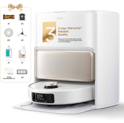 MOVA V50 Ultra Complete Robot Vacuum And Mop Self-Cleaning, 24, 000 Pa Suction, Liftable Navigation With Duosolution System Designed for Pets