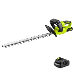 SNAPFRESH 20V Cordless Hedge Trimmer 22 Inch Dual Action Blade With 2.0Ah Battery And Fast Charger Included