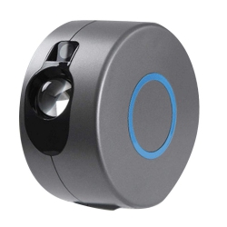 CHSSHA00 Galaxy Star Projection Rotating Water Wave Night Light Led Colorful Nebula Light Atmosphere Bedroom Bedside Lamp (Gray B No Bluetooth)