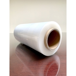 RUG BRANCH Hs Premium Stretch Wrap, 1 Box (4 Rolls), 12" X 1476 Ft, 90 Gauge Clear Film – Heavy Duty, Self-Adhering Cling for Shipping, Moving &