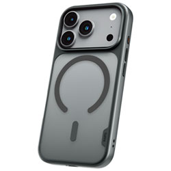 TUFF8 GlideGuard Fitted Soft Shell Case with MagSafe for iPhone 17 Pro - Smoke Black