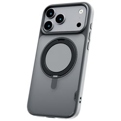 TUFF8 Glide 360 Fitted Hard Shell Case with MagSafe for iPhone 17 Pro Max - Smoke Black